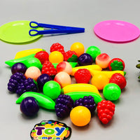 Thumbnail for 39Pcs Pretend Mini Colorful Fruit Platter Set