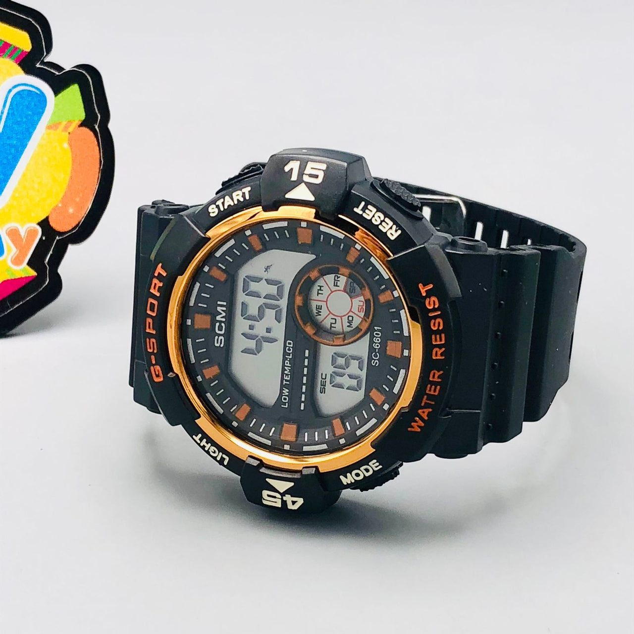 Waterproof Digital LED Lights Watch For Boys