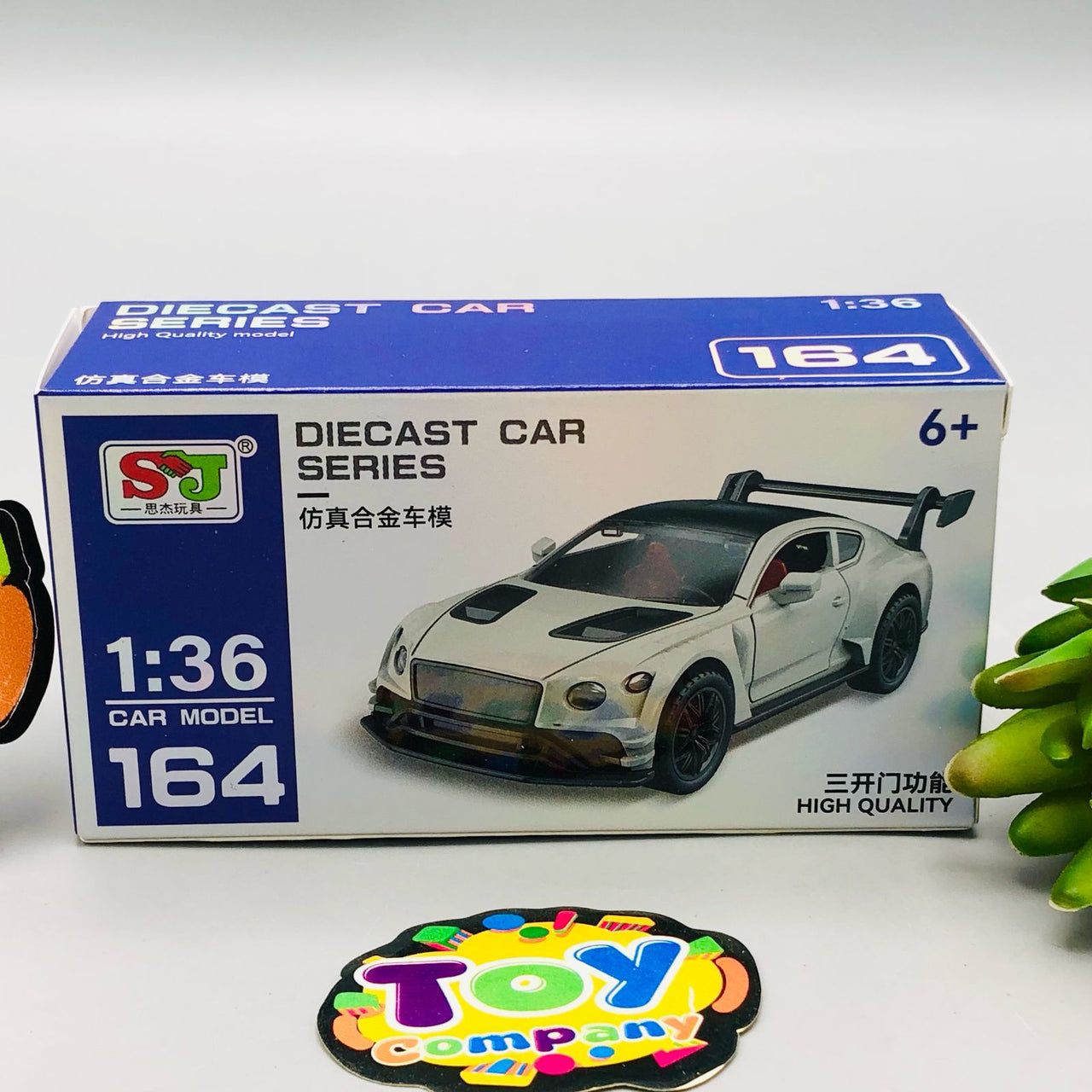 1:36 Diecast Mini Pullback Bentley Continental GT3 Model Car