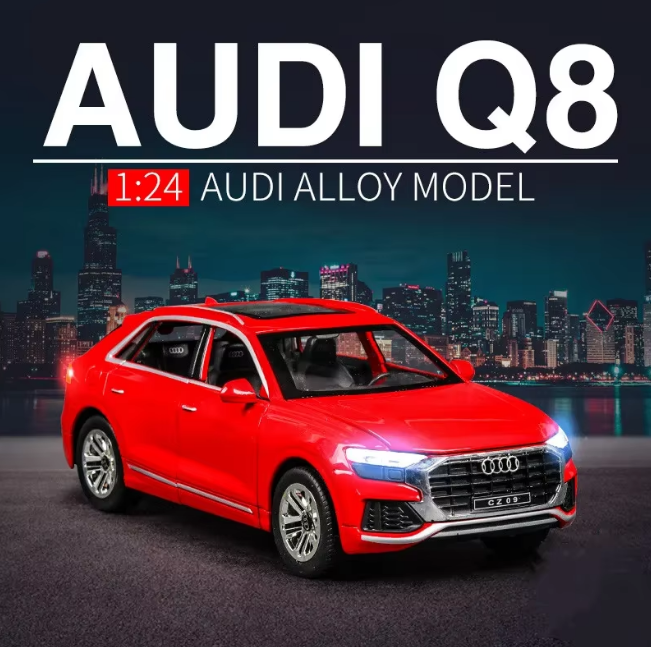 1:24 Diecast Audi Q8 Model Car