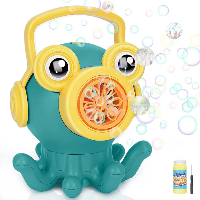 Octopus Colorful Bubble Machine Toy