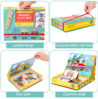 Thumbnail for Jigsaw Magnetic Puzzle Pieces With Storage Box - Assortment