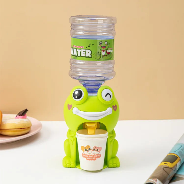 Mini Frog Water Dispenser With Disposable Glass