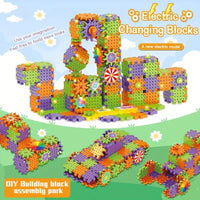 Thumbnail for 190Pcs DIY Gear Building Blocks With Lights