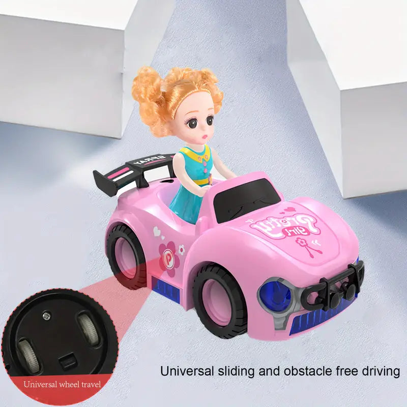 Battery Operated Pretty Girl Spray Roadster Car