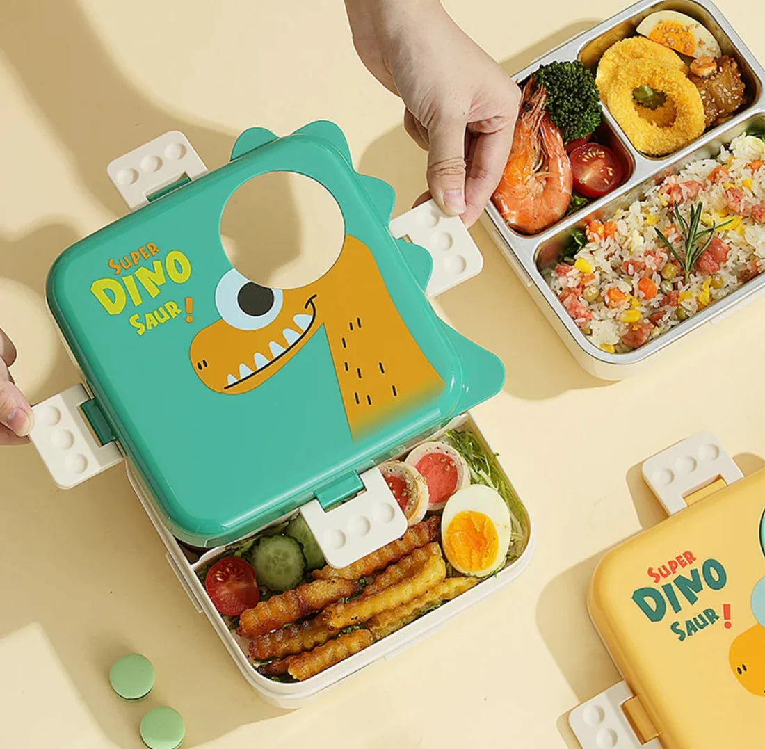 Dino Eye Stainless Steel Lunch Box