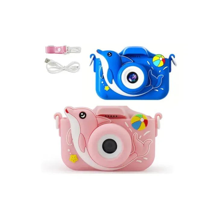 Mini Dolphin HD Digital Camera With Silicon Case