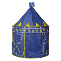 Thumbnail for Portable Cubby Tent House For Kids - Blue