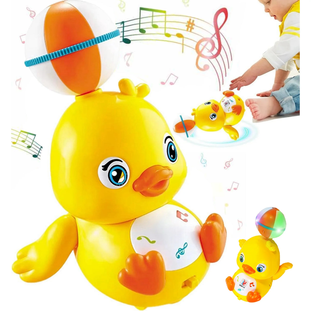 Ball Spinning Musical Stunt Duck