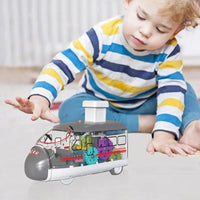 Thumbnail for Rail Light-up Rotating Gear Push & Go Toy
