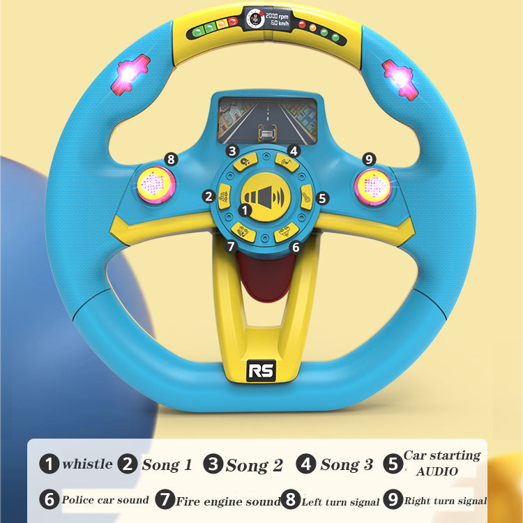 Multi-functional Steering Wheel With Light & Sound