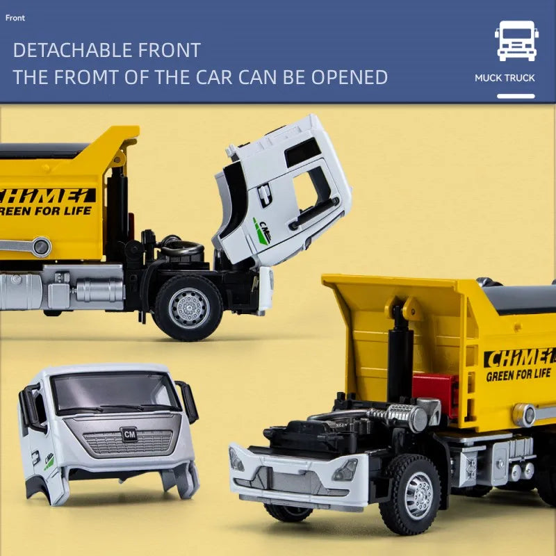 1:32 Diecast Construction Muck Truck Model