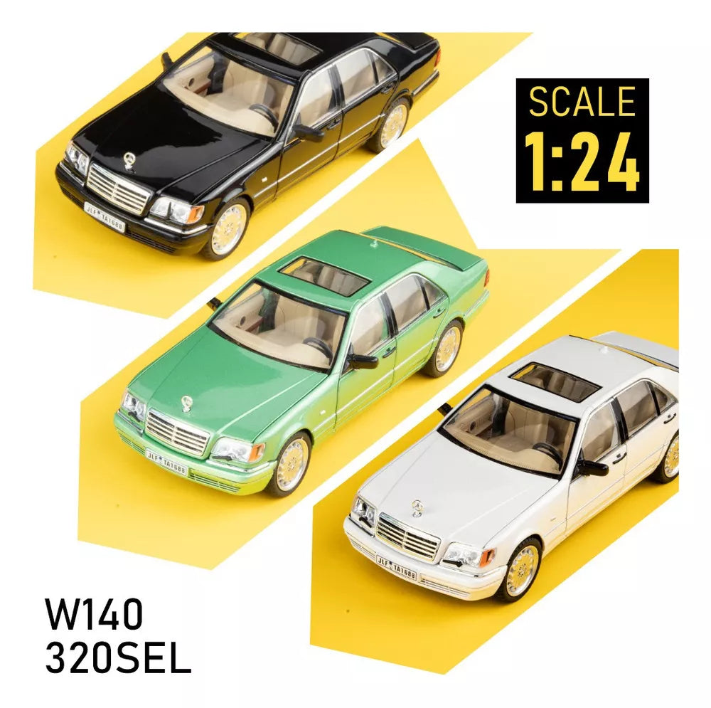 1:24 Diecast Mercedes W140 SL320 Model Car