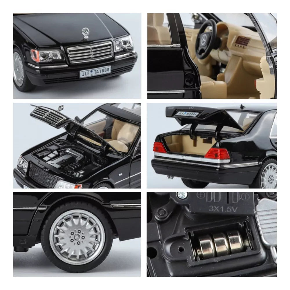 1:24 Diecast Mercedes W140 SL320 Model Car