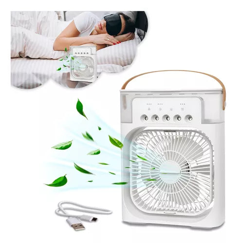 4in1 Air Conditioner Humidifier Fan With Lights