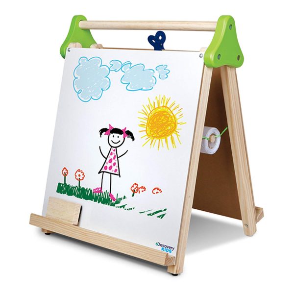 Wooden 3in1 Double-Sided Writing Board