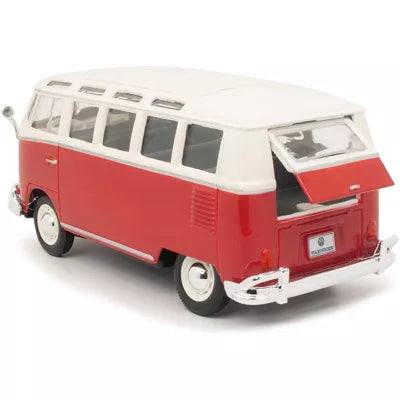 Maisto 1:25 Diecast Volkswagen Van Samba - Red