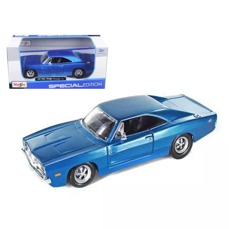 Maisto 1:25 Diecast 1969 Dodge Charger - Blue