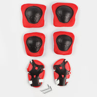 Thumbnail for 10* Inches Adults Four Wheel Roller Skating Shoes - Red