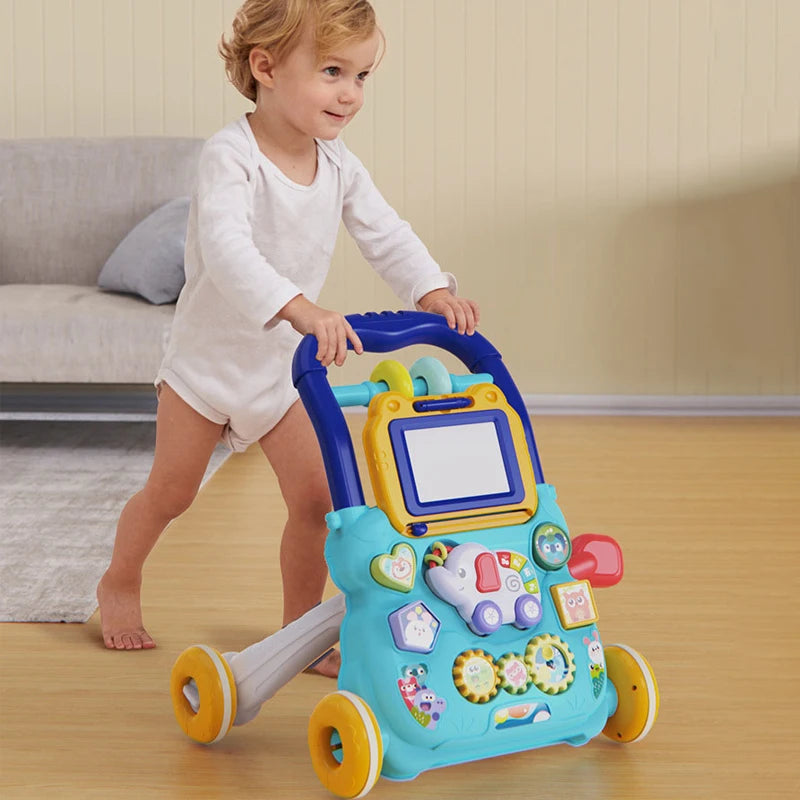 Huanger Baby Musical Walker With Dazzling Lights