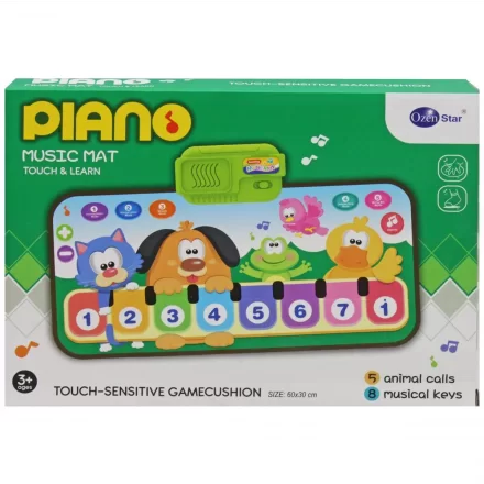 Funny Animal Piano Musical Play-Mat (60x30cm)