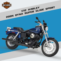 Thumbnail for Maisto 1:12 Harley Davidson 2004 DYNA Super Glide Bike