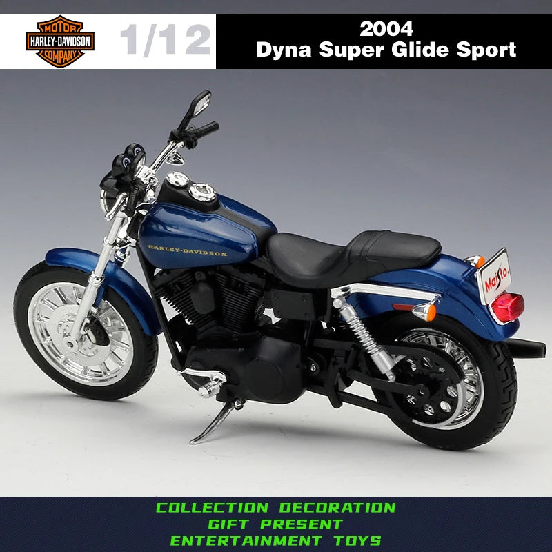 Maisto 1:12 Harley Davidson 2004 DYNA Super Glide Bike