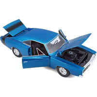 Thumbnail for Maisto 1:25 Diecast 1969 Dodge Charger - Blue