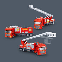 Thumbnail for 1Pc Friction Movable Fire Brigade Truck - Assortment