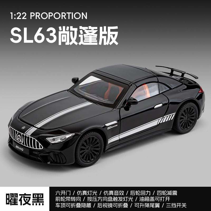 1:22 Diecast Convertible Mercedes Benz SL63 Model