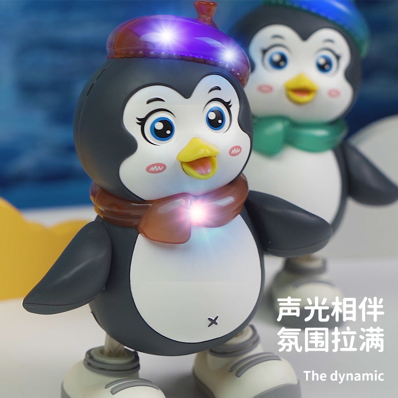 Electric Cute Dancing Penguin With Lights