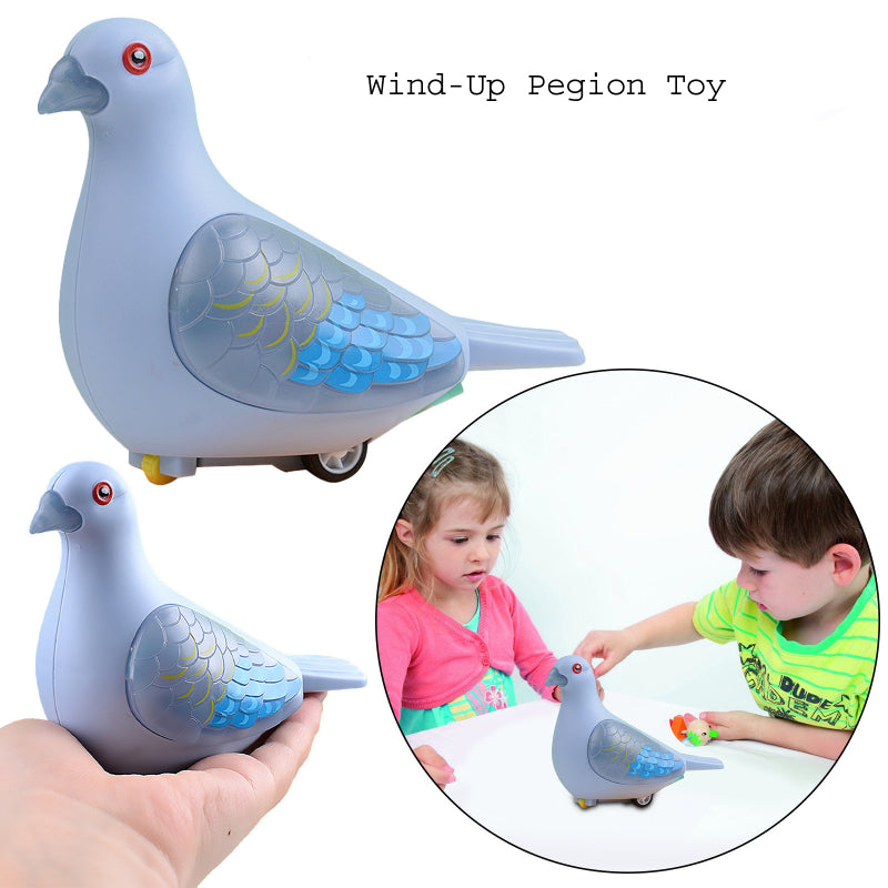 Pull Along Luminous Pigeon Toy - 1Pc