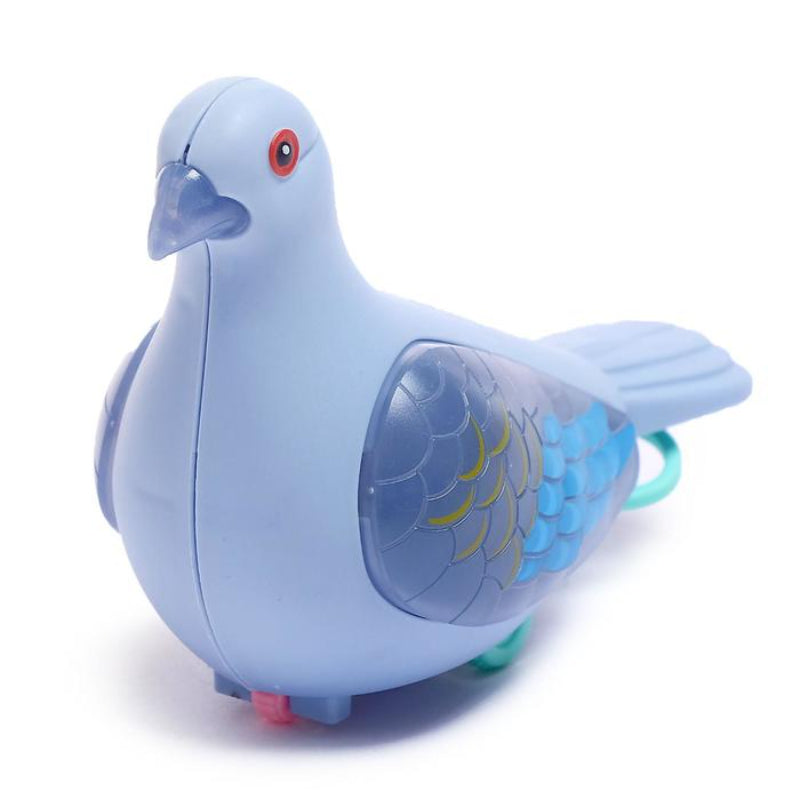 Pull Along Luminous Pigeon Toy - 1Pc