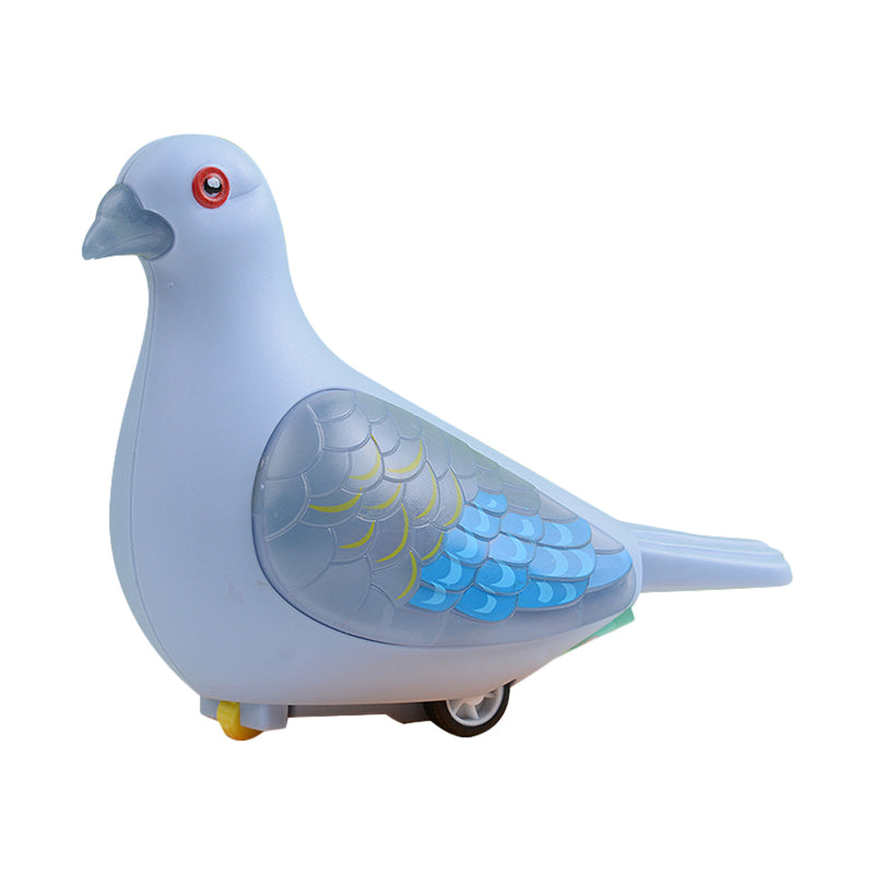 Pull Along Luminous Pigeon Toy - 1Pc