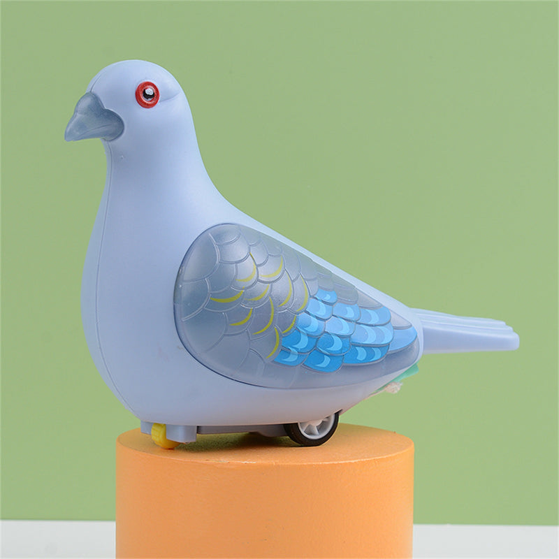 Pull Along Luminous Pigeon Toy - 1Pc