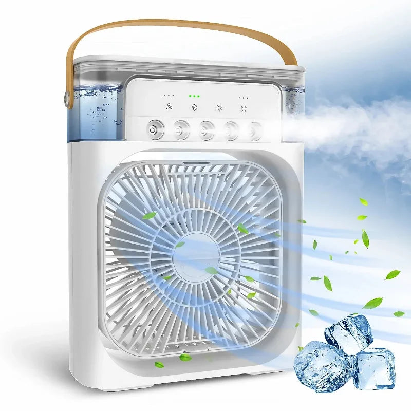 4in1 Air Conditioner Humidifier Fan With Lights