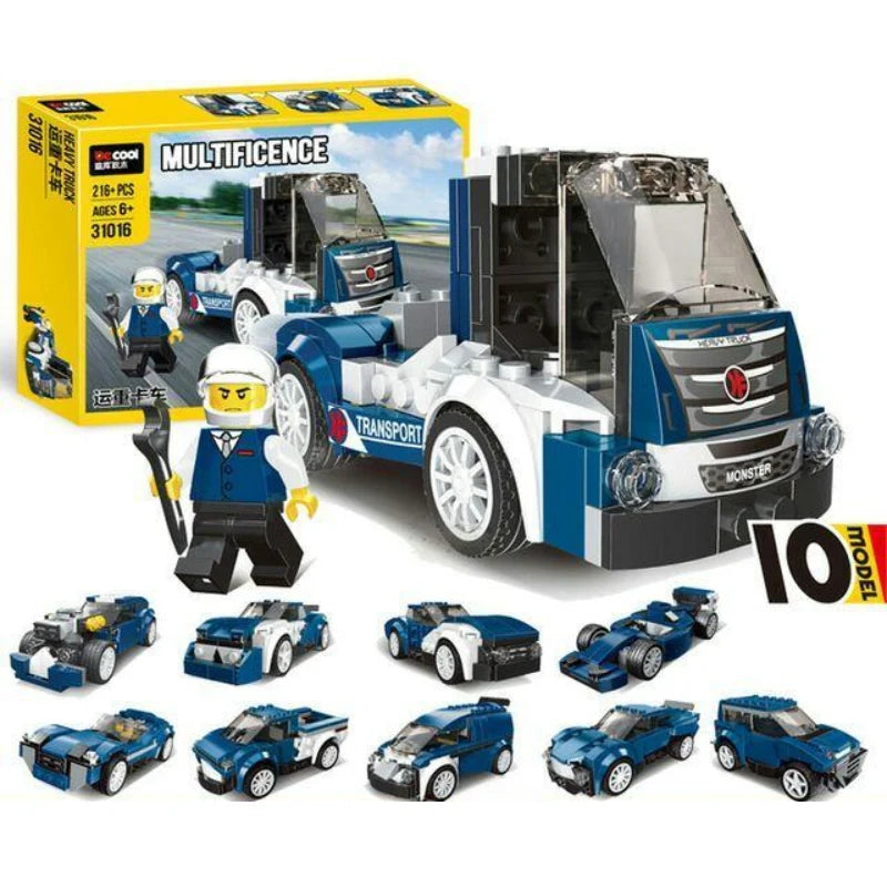 DIY Heavy Truck Bricks Set - 216+Pcs