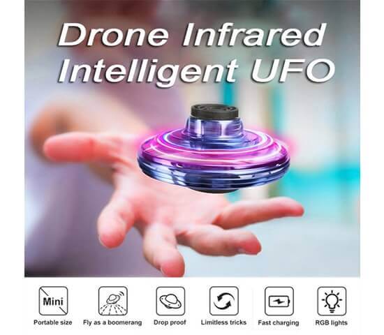 Mini UFO Induction Flying Saucer