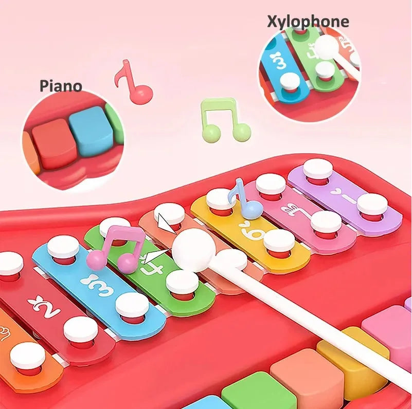 Hand Percussion Musical Xylophone & Piano