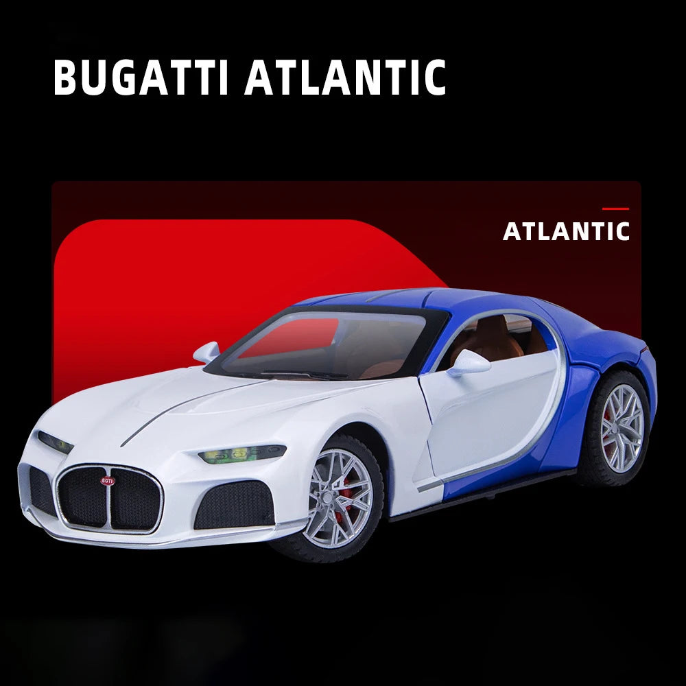 1:24 Diecast Bugatti Atlantic Chiron Model Car