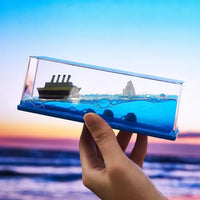 Thumbnail for Titanic Iceberg Cruise Ship Drift Bottle Decoration