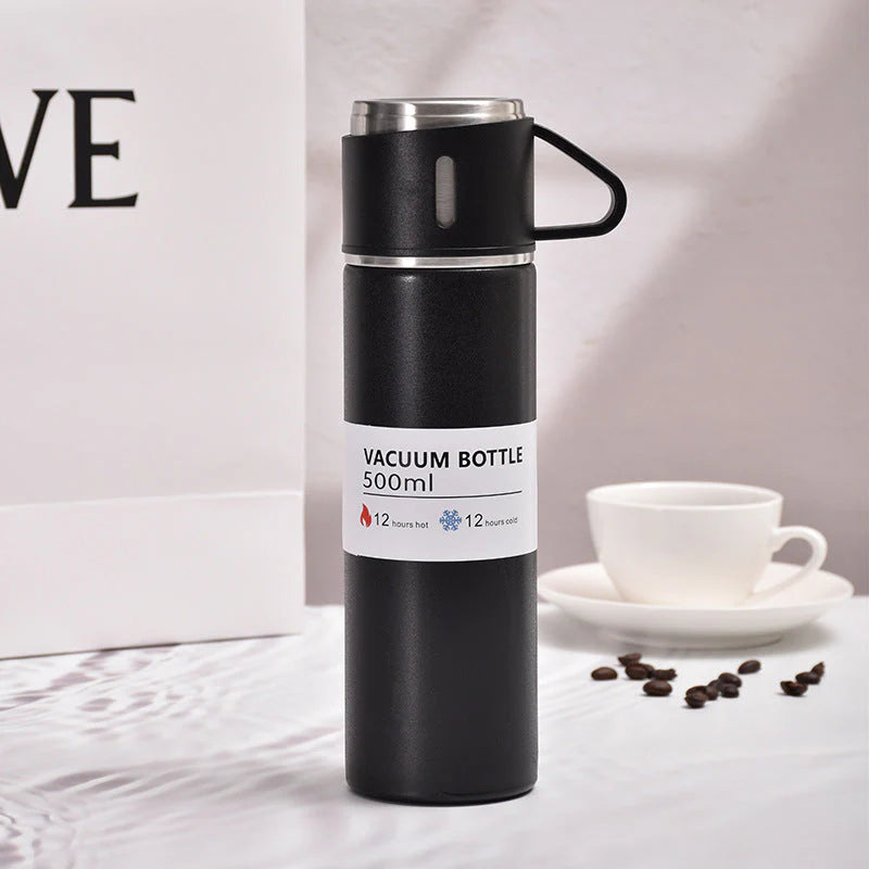 500ml Stainless Steel Bottle Vacuum Flask Set