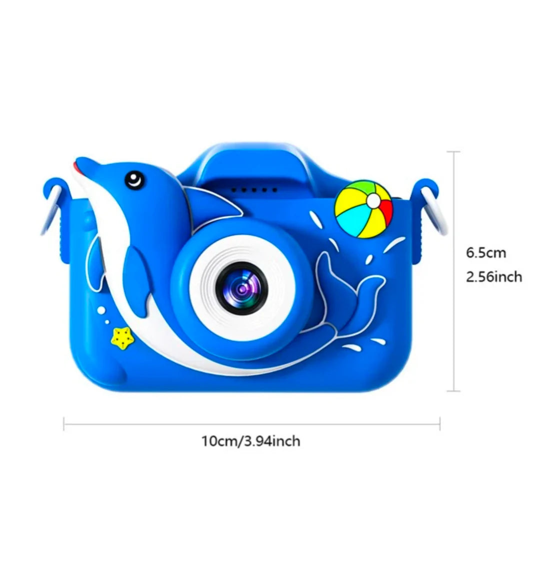 Mini Dolphin HD Digital Camera With Silicon Case