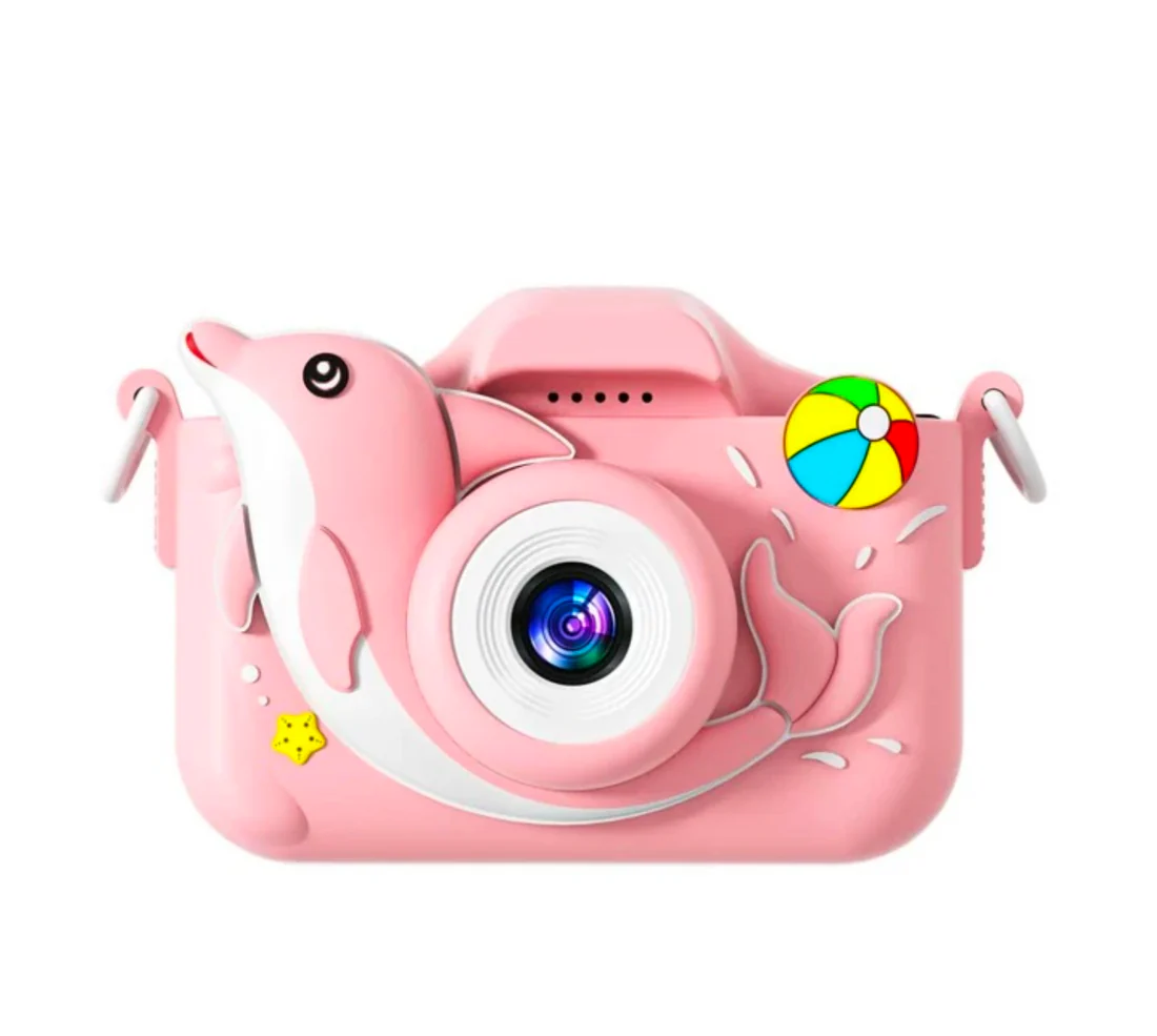 Mini Dolphin HD Digital Camera With Silicon Case