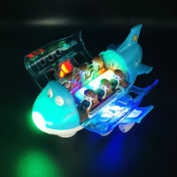 Thumbnail for Battery Operated Airliner Toy With Light & Sound - Blue