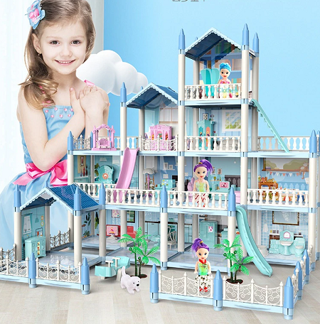 14 Rooms 3D Assembled DIY Doll House