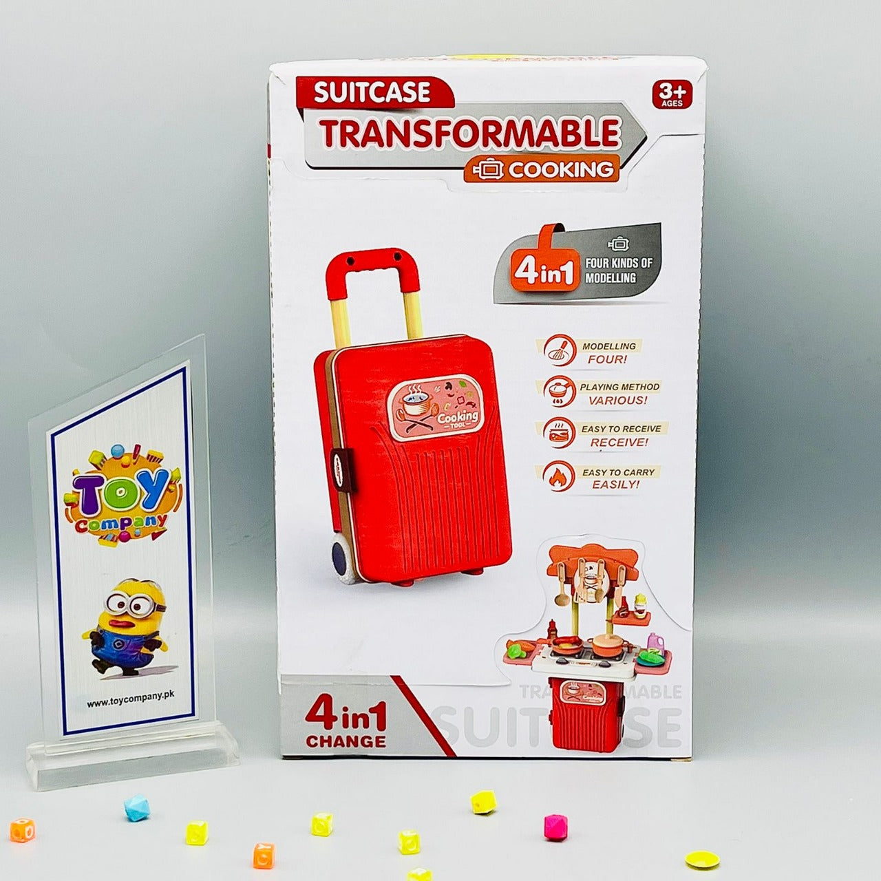 4 in 1 Kitchen Suitcase Toy Set