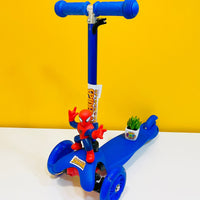 Thumbnail for 3 Wheels Spider-Man Scooter with Lights - Blue