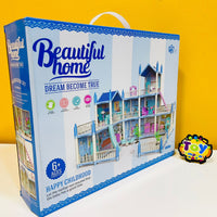 Thumbnail for 9 Rooms 3D Assembled DIY Doll House