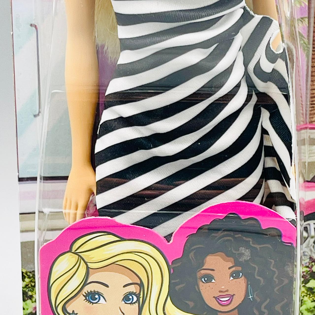 MATTEL Barbie Doll with Black & White Dress